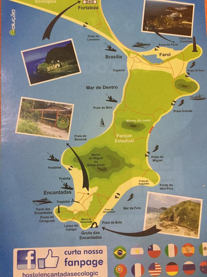 Hostel Encantadas Ecologic Ilha do Mel Dış mekan fotoğraf